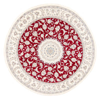 Perzisch tapijt - Nain rond  - 200 x 200 cm - rood