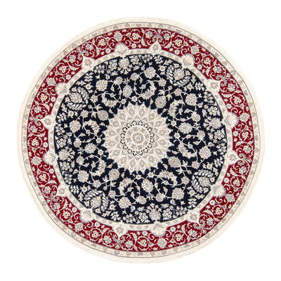 Perzisch tapijt - Nain rond  - 200 x 200 cm - donkerblauw