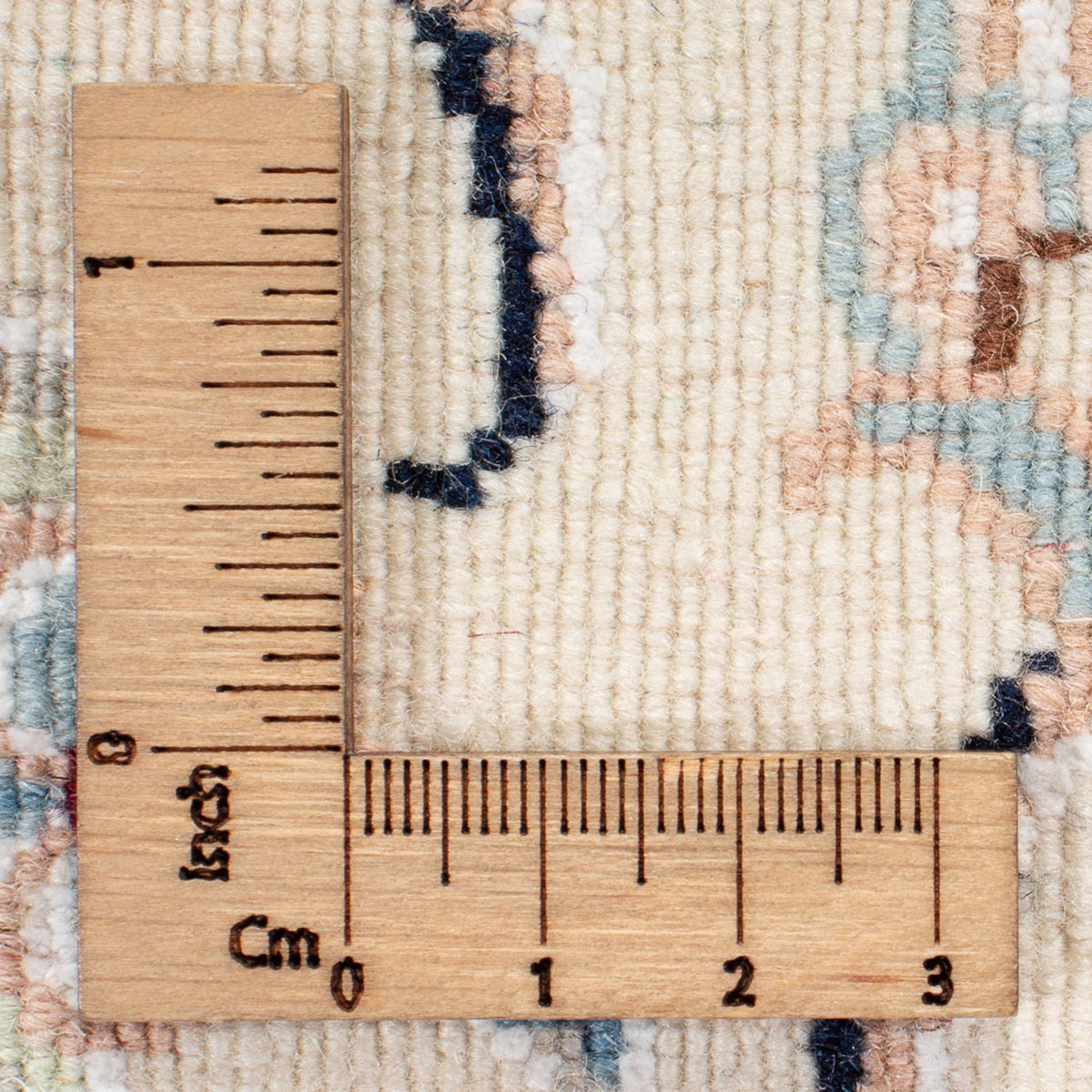 Perzisch tapijt - Nain rond  - 200 x 200 cm - blauw