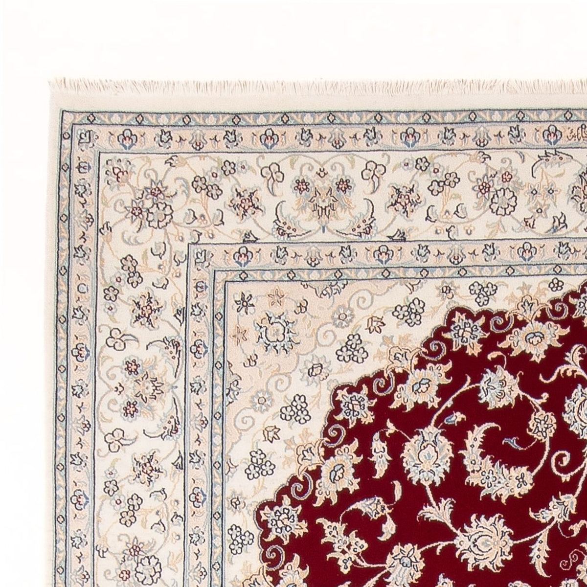 Perzisch tapijt - Nain - Premium - 300 x 200 cm - rood