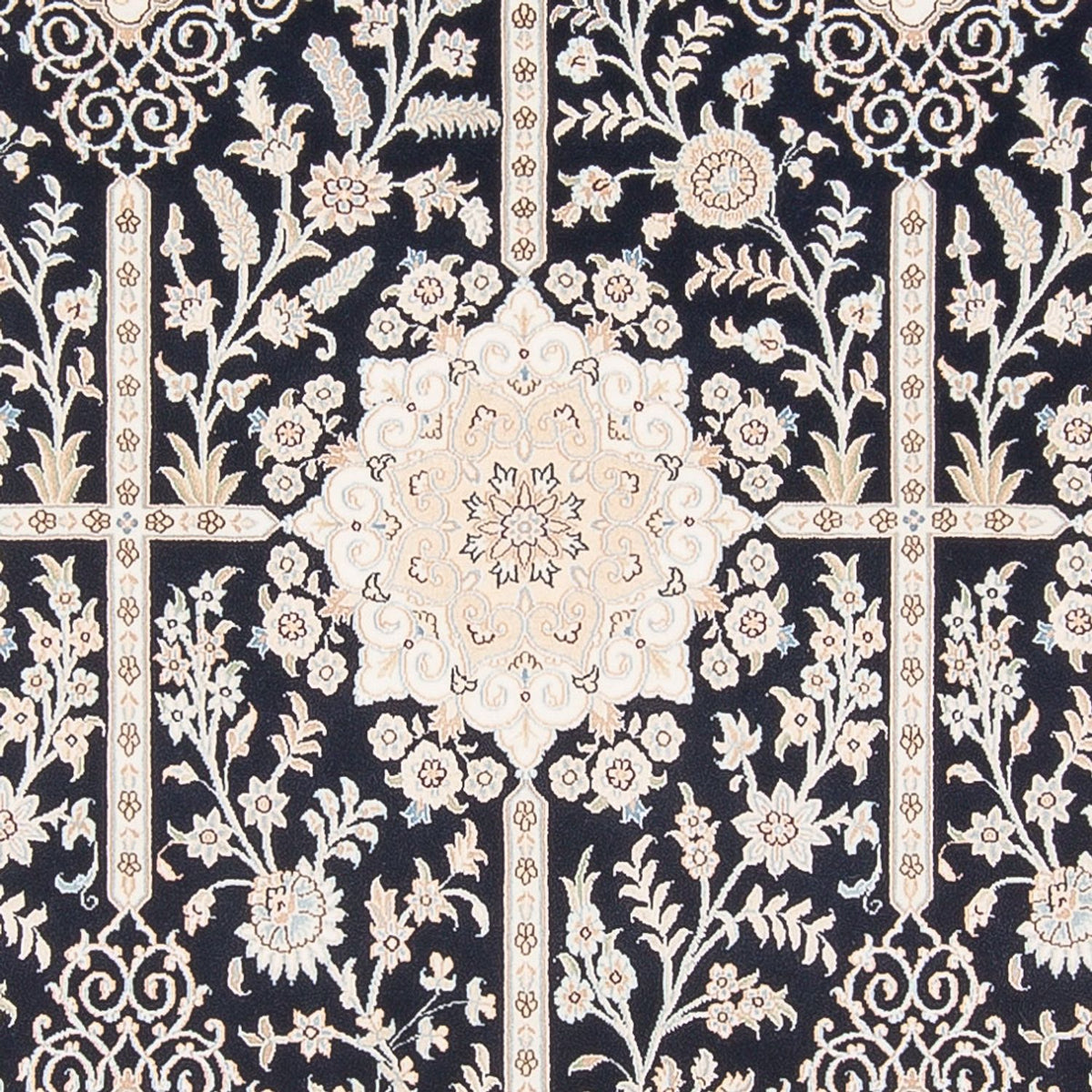 Perzisch tapijt - Nain - Premium - 298 x 198 cm - donkerblauw