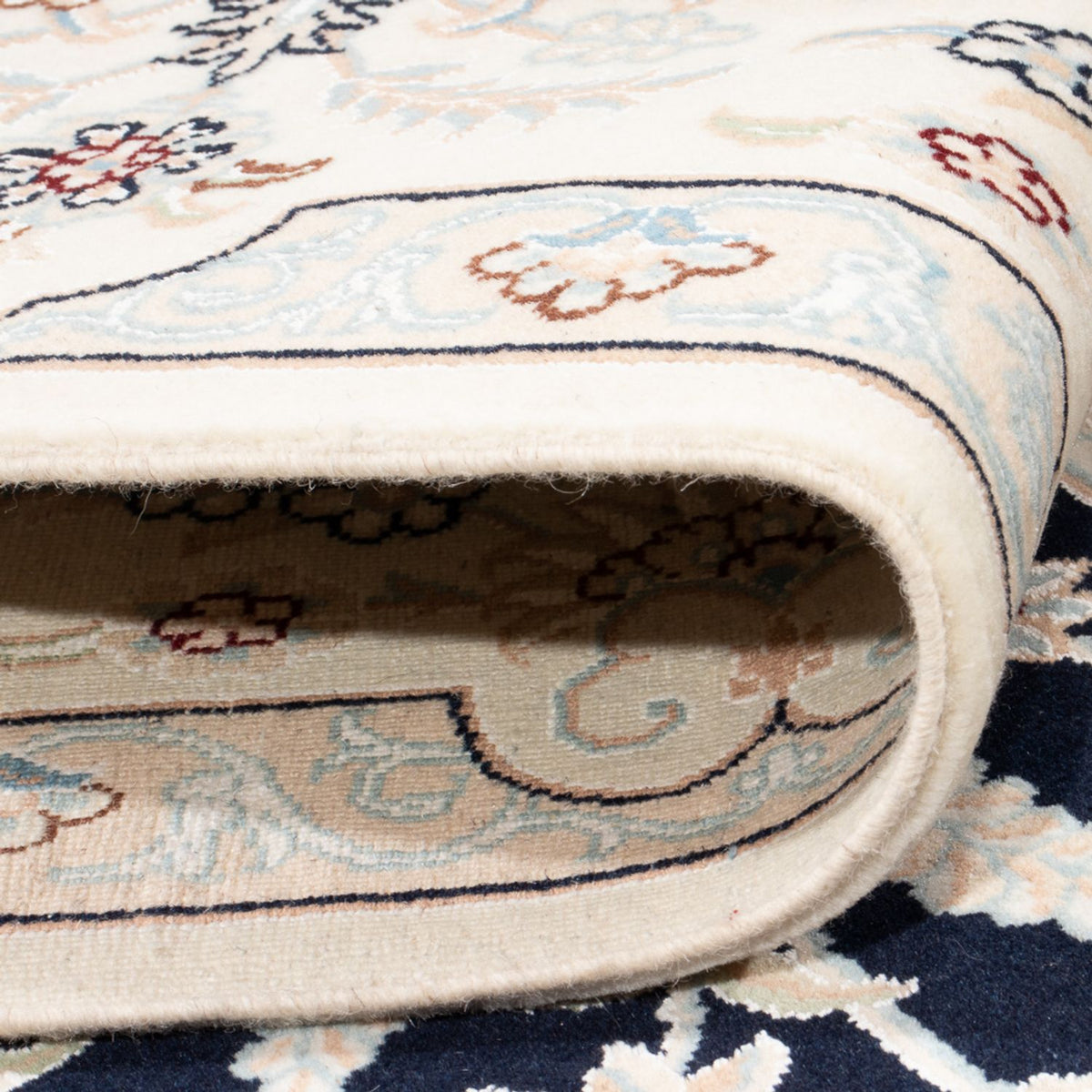 Perzisch tapijt - Nain - Premium - 298 x 198 cm - donkerblauw