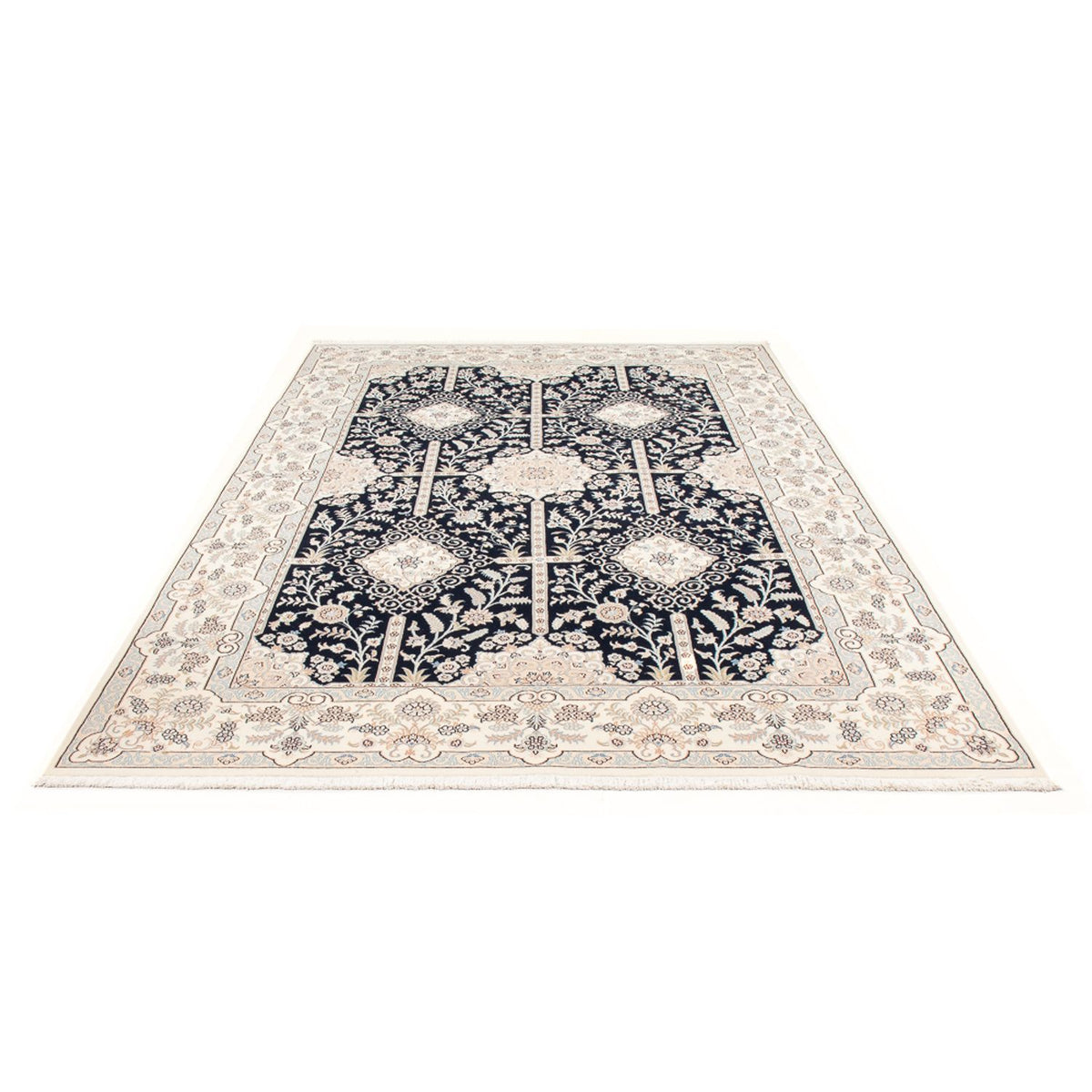 Perzisch tapijt - Nain - Premium - 298 x 198 cm - donkerblauw