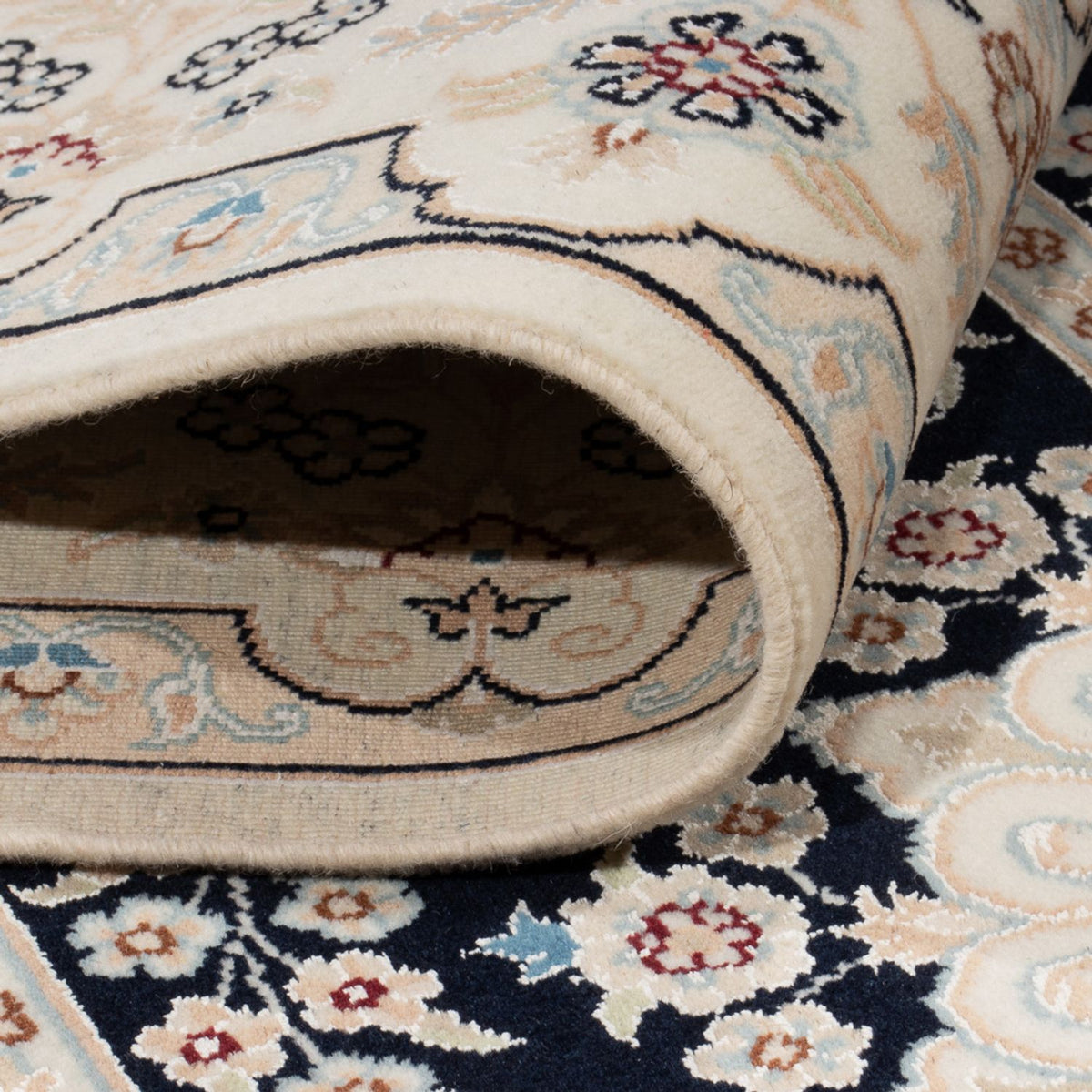 Perzisch tapijt - Nain - 233 x 170 cm - donkerblauw