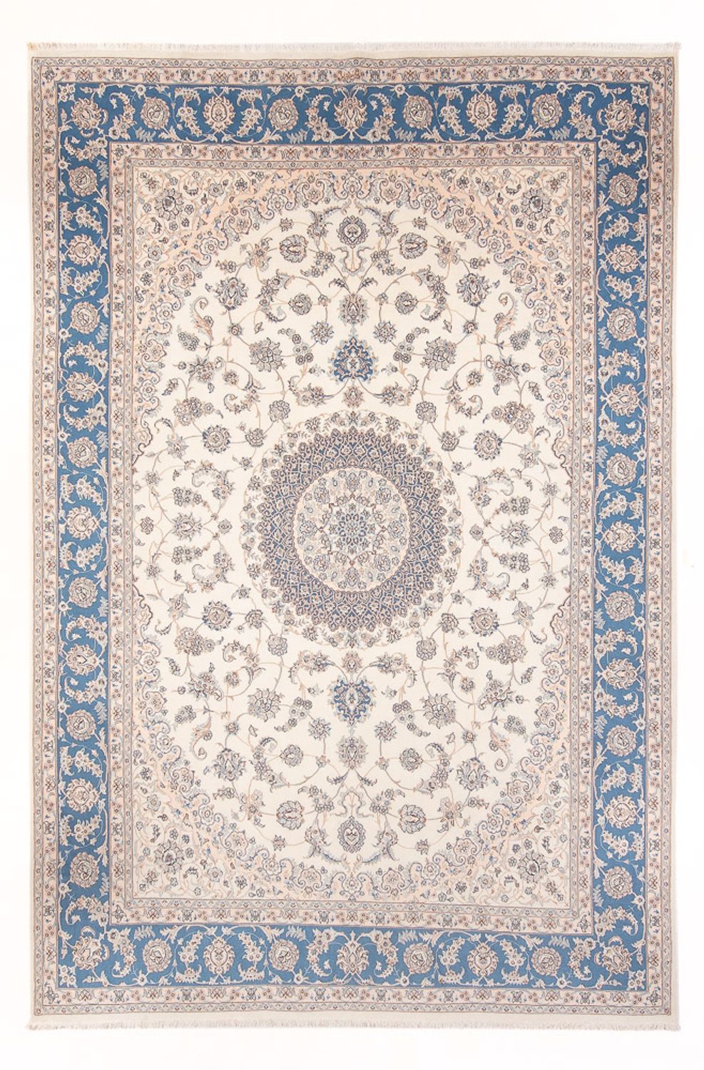Perzisch tapijt - Nain - Premium - 353 x 248 cm - crème