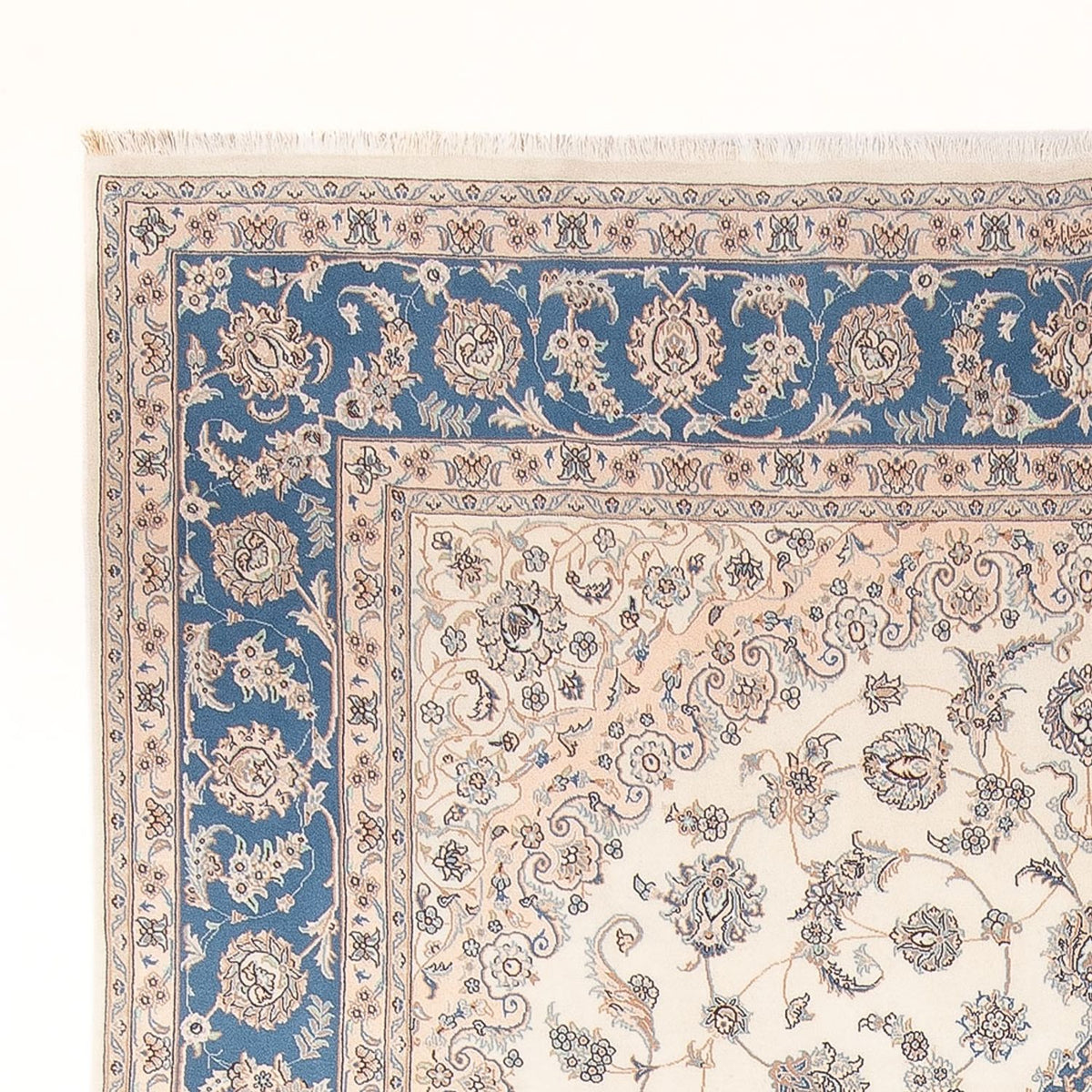 Perzisch tapijt - Nain - Premium - 353 x 248 cm - crème