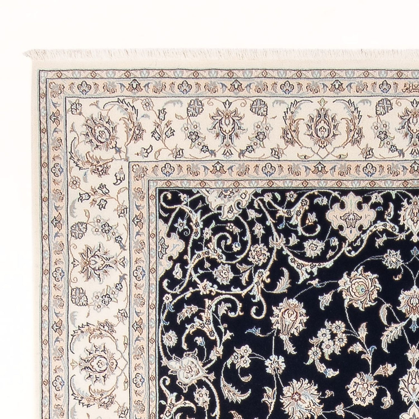 Perzisch tapijt - Nain - Premium - 298 x 200 cm - donkerblauw