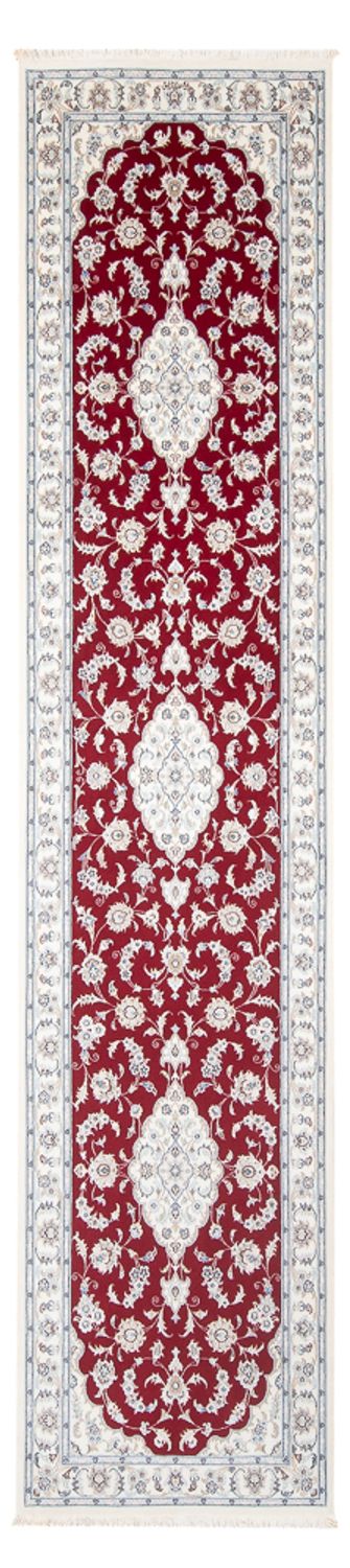 Loper Perzisch tapijt - Nain - Premium - 355 x 87 cm - rood