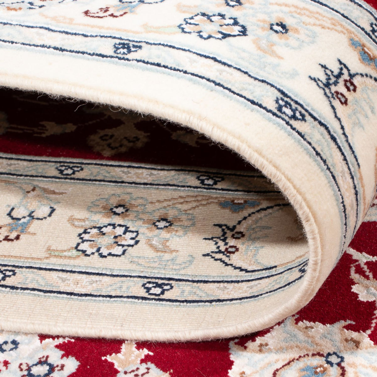 Loper Perzisch tapijt - Nain - Premium - 355 x 87 cm - rood