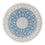 Perzisch tapijt - Nain - Premium rond  - 157 x 150 cm - blauw