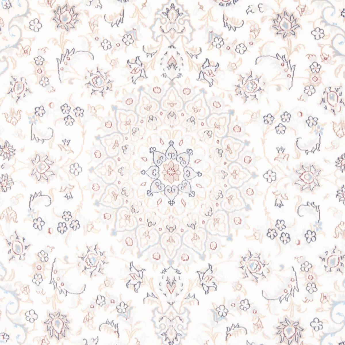 Perzisch tapijt - Nain - Koninklijk - 202 x 149 cm - crème