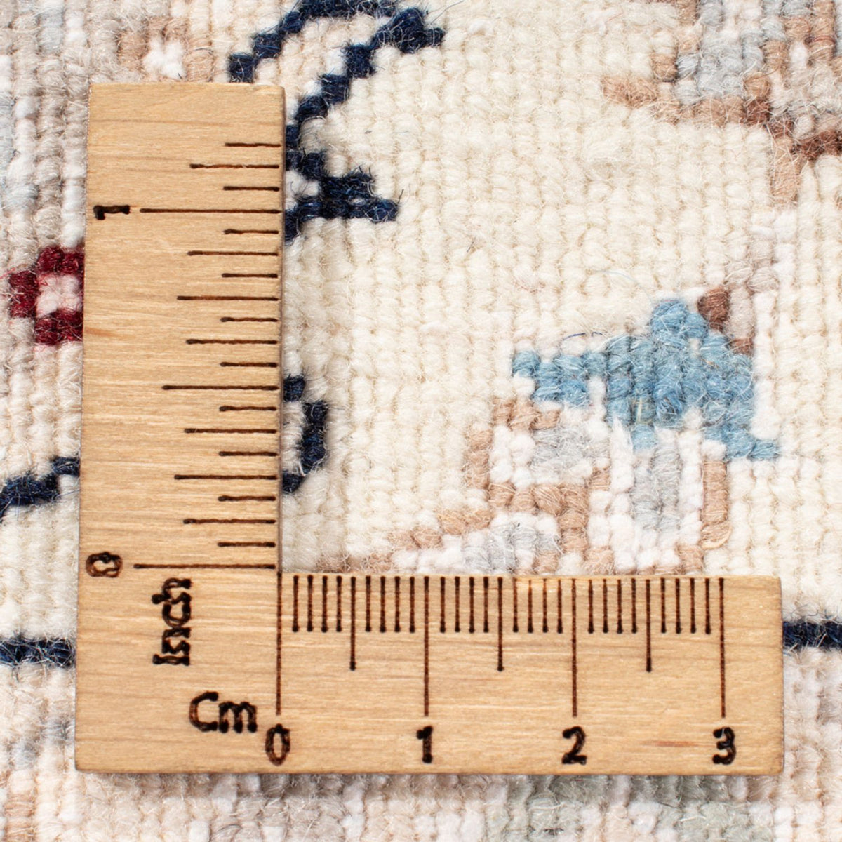 Perzisch tapijt - Nain - Koninklijk - 202 x 149 cm - crème