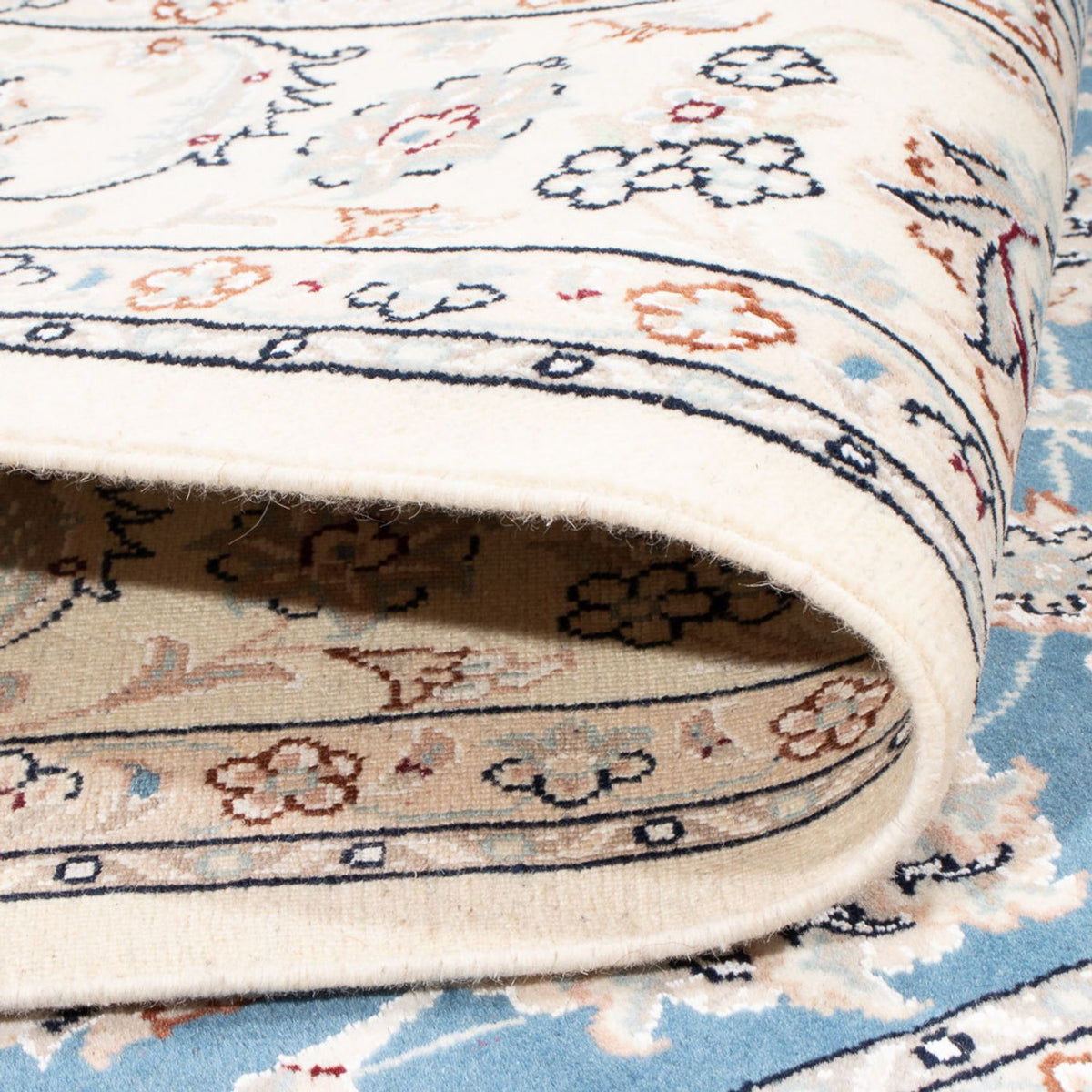 Perzisch tapijt - Nain - Premium - 199 x 149 cm - blauw