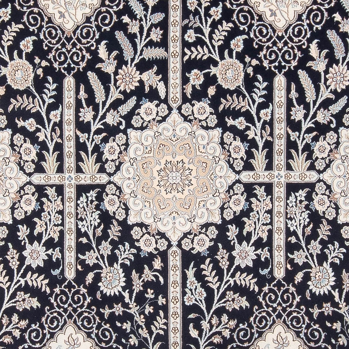 Perzisch tapijt - Nain - Premium - 294 x 196 cm - donkerblauw