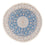 Perzisch tapijt - Nain - Premium rond  - 154 x 151 cm - blauw