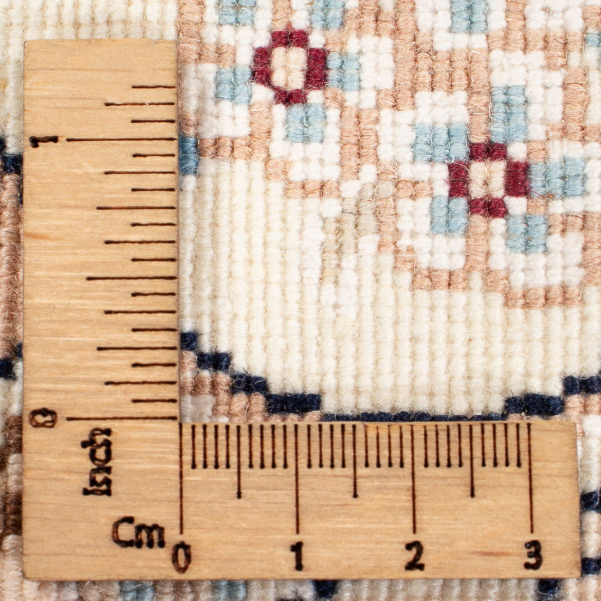 Perzisch tapijt - Nain - Premium rond  - 154 x 151 cm - blauw