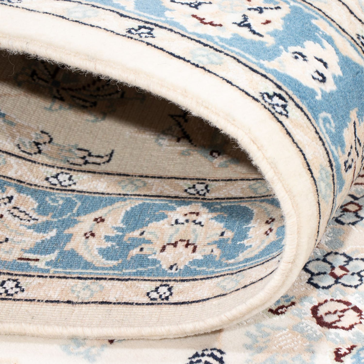 Loper Perzisch tapijt - Nain - Premium - 290 x 82 cm - crème