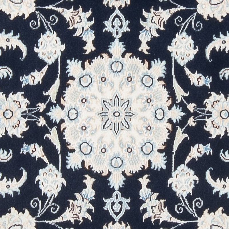 Loper Perzisch tapijt - Nain - Premium - 296 x 80 cm - donkerblauw