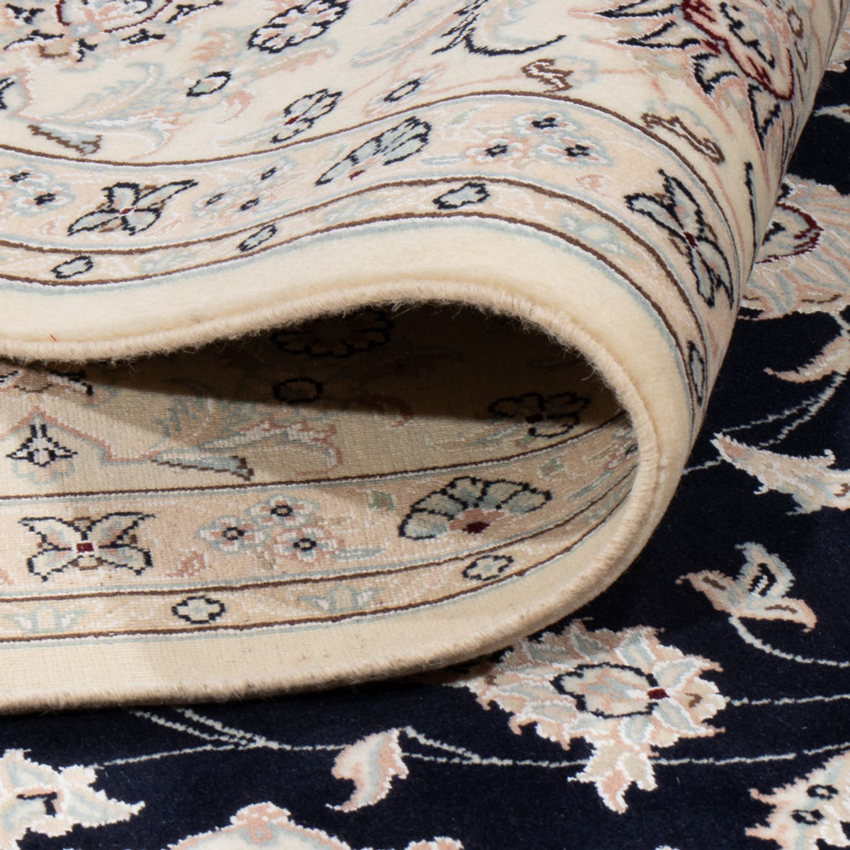 Perzisch tapijt - Nain vierkant  - 258 x 246 cm - donkerblauw