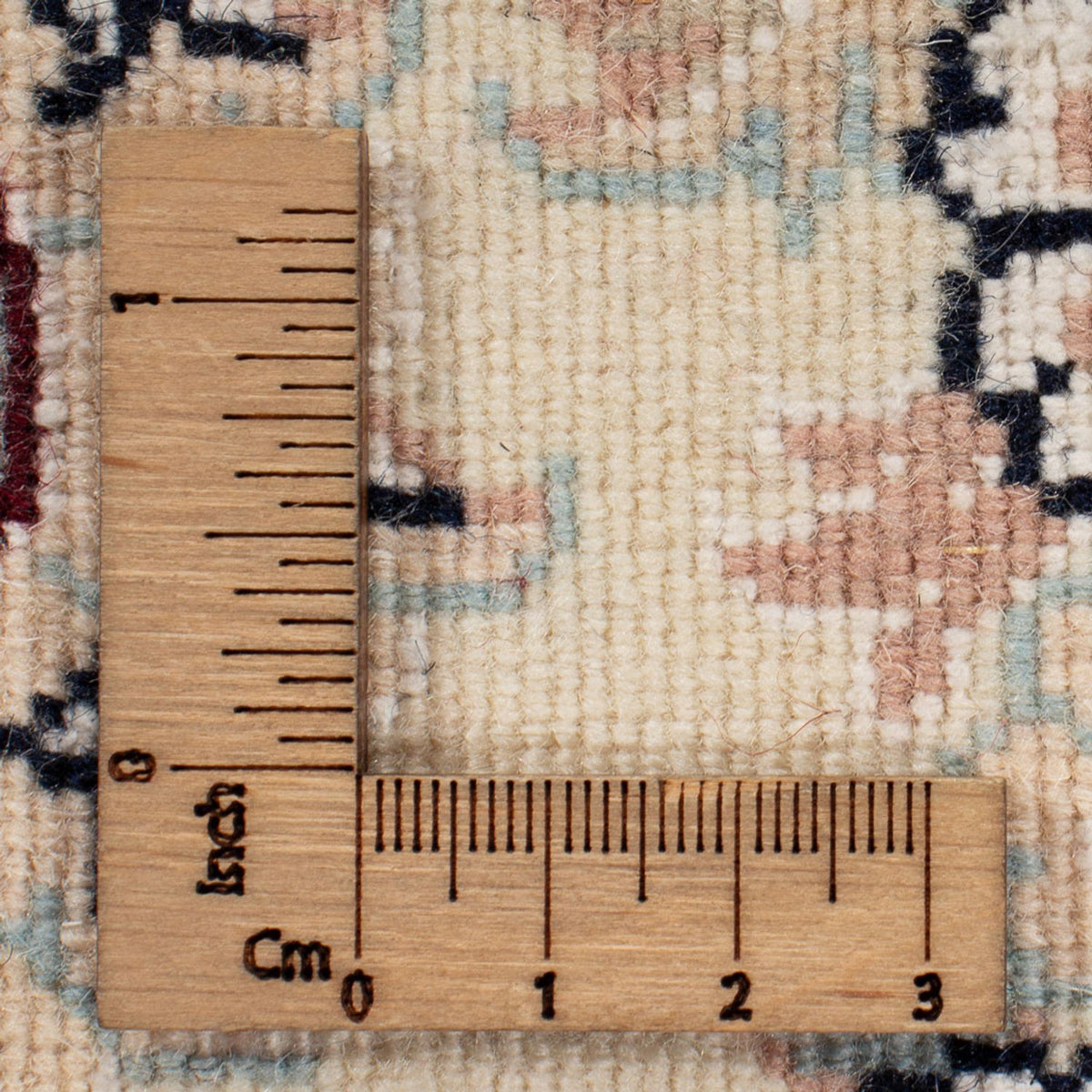 Perzisch tapijt - Nain vierkant  - 258 x 246 cm - donkerblauw