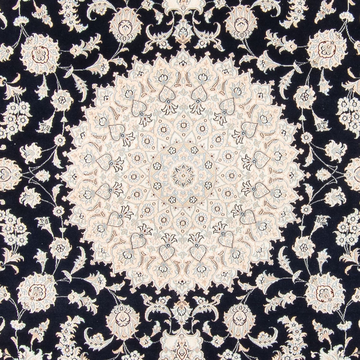 Perzisch tapijt - Nain - 267 x 247 cm - donkerblauw