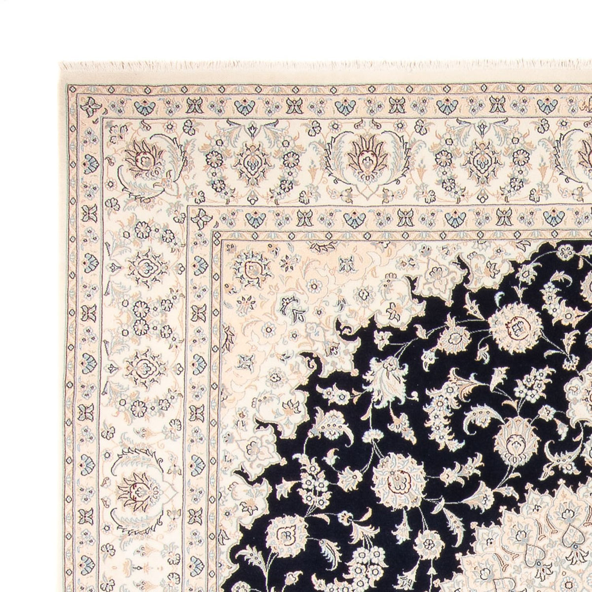 Perzisch tapijt - Nain - 267 x 247 cm - donkerblauw