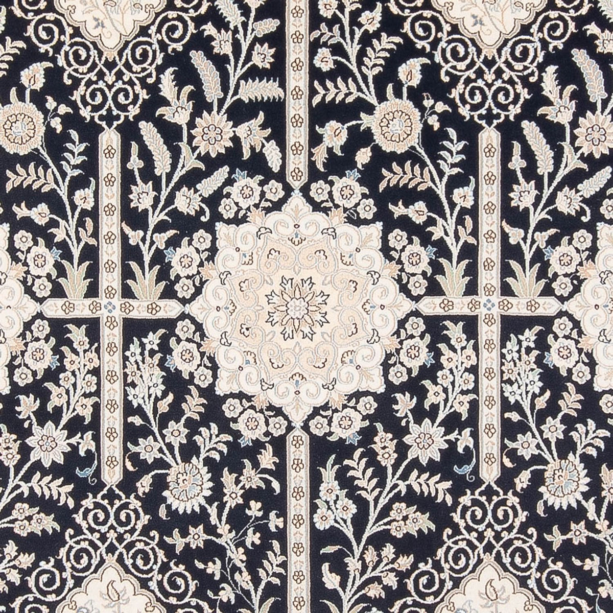 Perzisch tapijt - Nain - Premium - 295 x 200 cm - donkerblauw