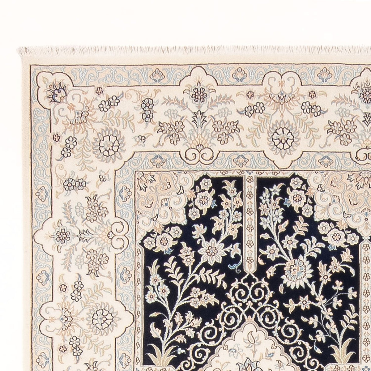 Perzisch tapijt - Nain - Premium - 295 x 200 cm - donkerblauw