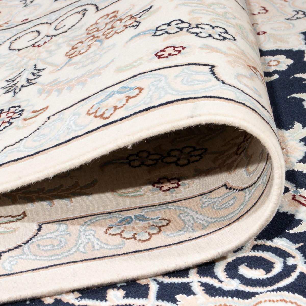 Perzisch tapijt - Nain - Premium - 295 x 200 cm - donkerblauw