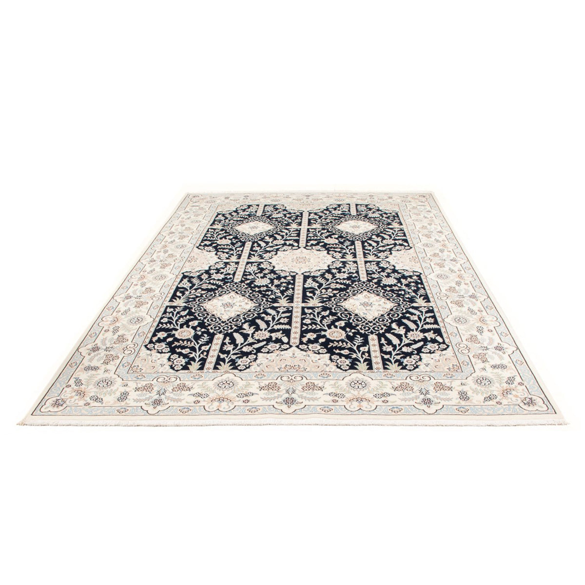 Perzisch tapijt - Nain - Premium - 295 x 200 cm - donkerblauw