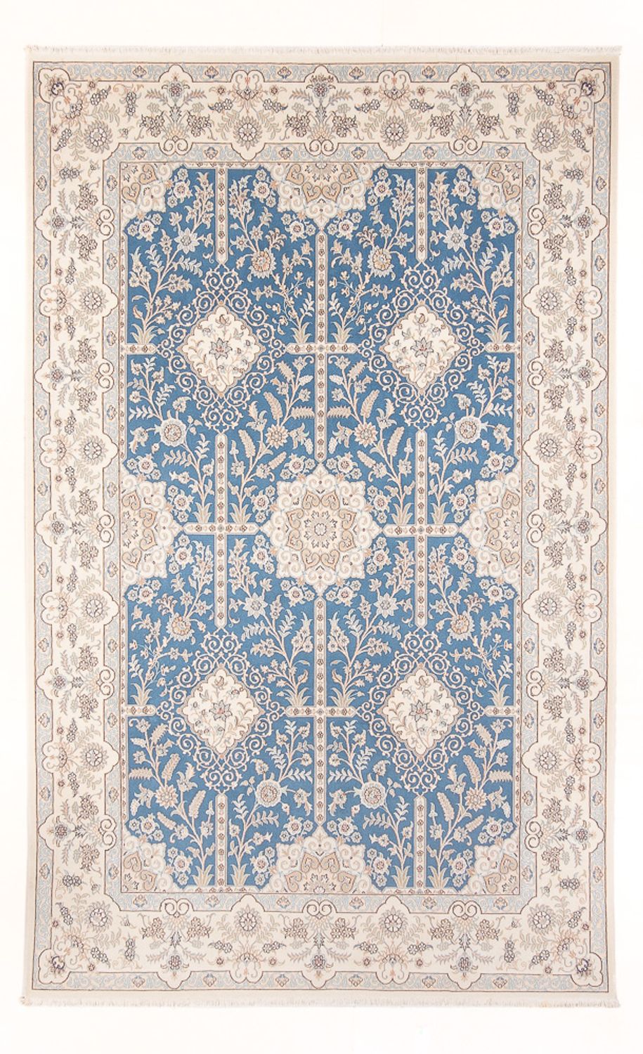 Perzisch tapijt - Nain - Premium - 300 x 198 cm - lichtblauw