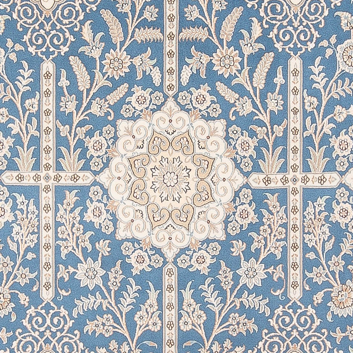 Perzisch tapijt - Nain - Premium - 300 x 198 cm - lichtblauw