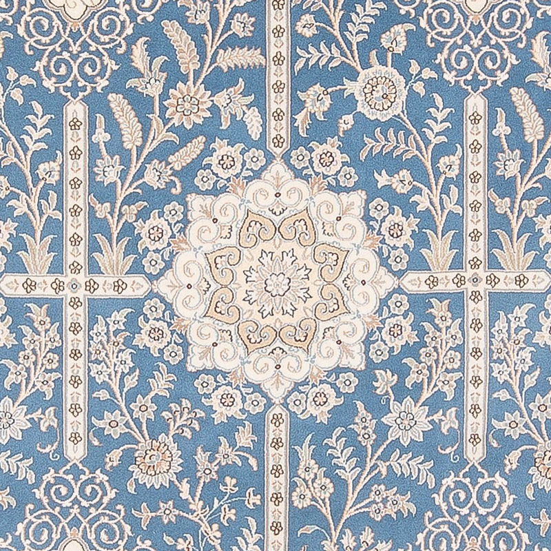 Perzisch tapijt - Nain - Premium - 295 x 197 cm - lichtblauw