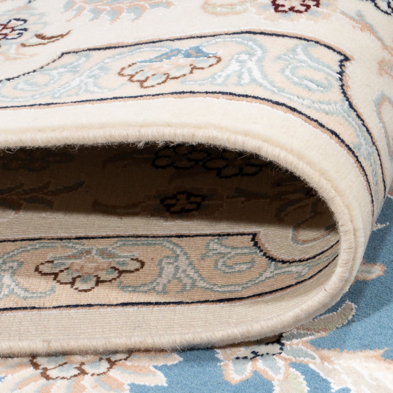 Perzisch tapijt - Nain - Premium - 295 x 197 cm - lichtblauw