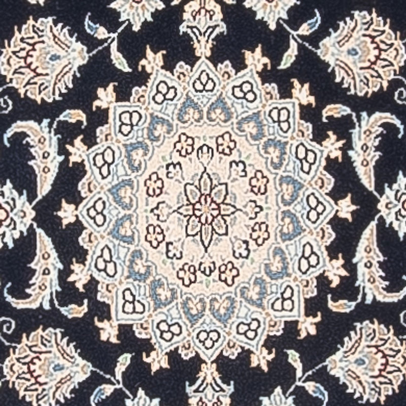 Loper Perzisch tapijt - Nain - Premium - 250 x 78 cm - donkerblauw