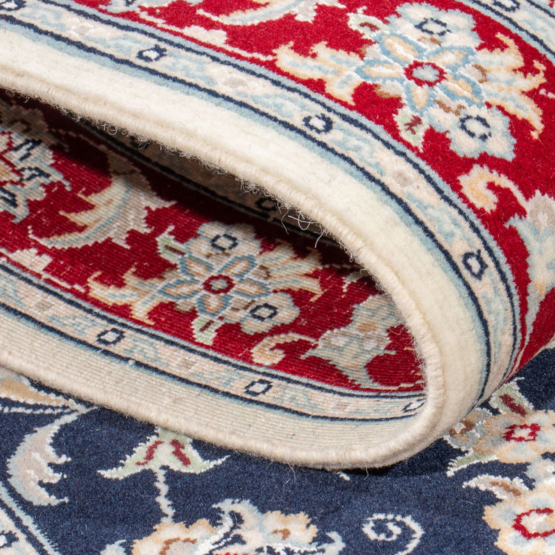 Loper Perzisch tapijt - Nain - Premium - 250 x 78 cm - donkerblauw