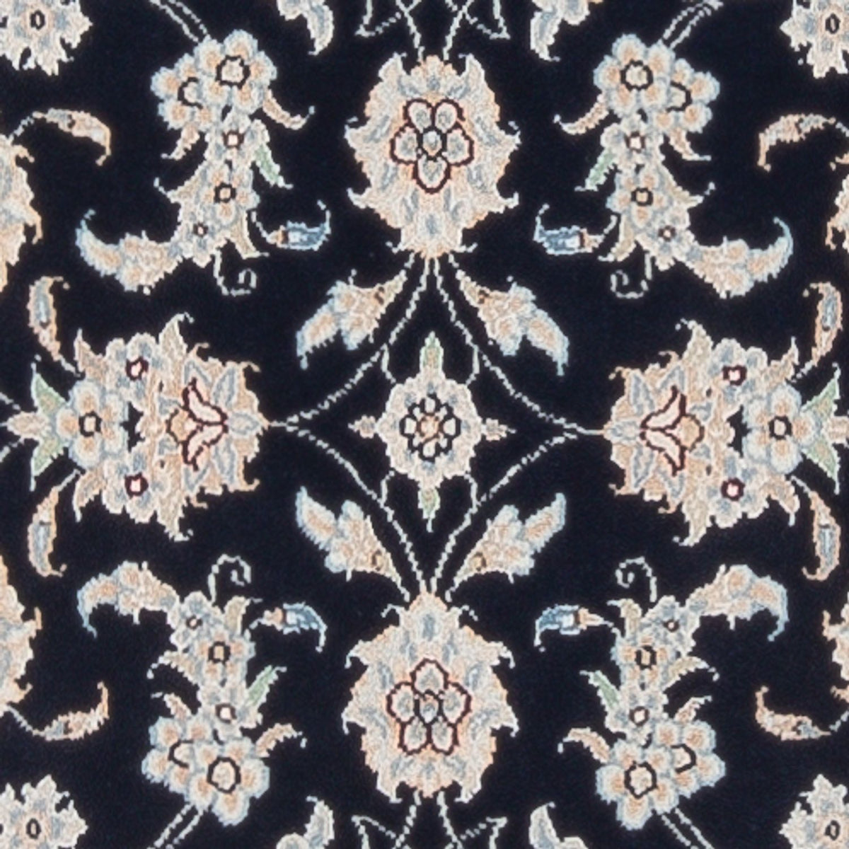 Loper Perzisch tapijt - Nain - Premium - 250 x 81 cm - donkerblauw