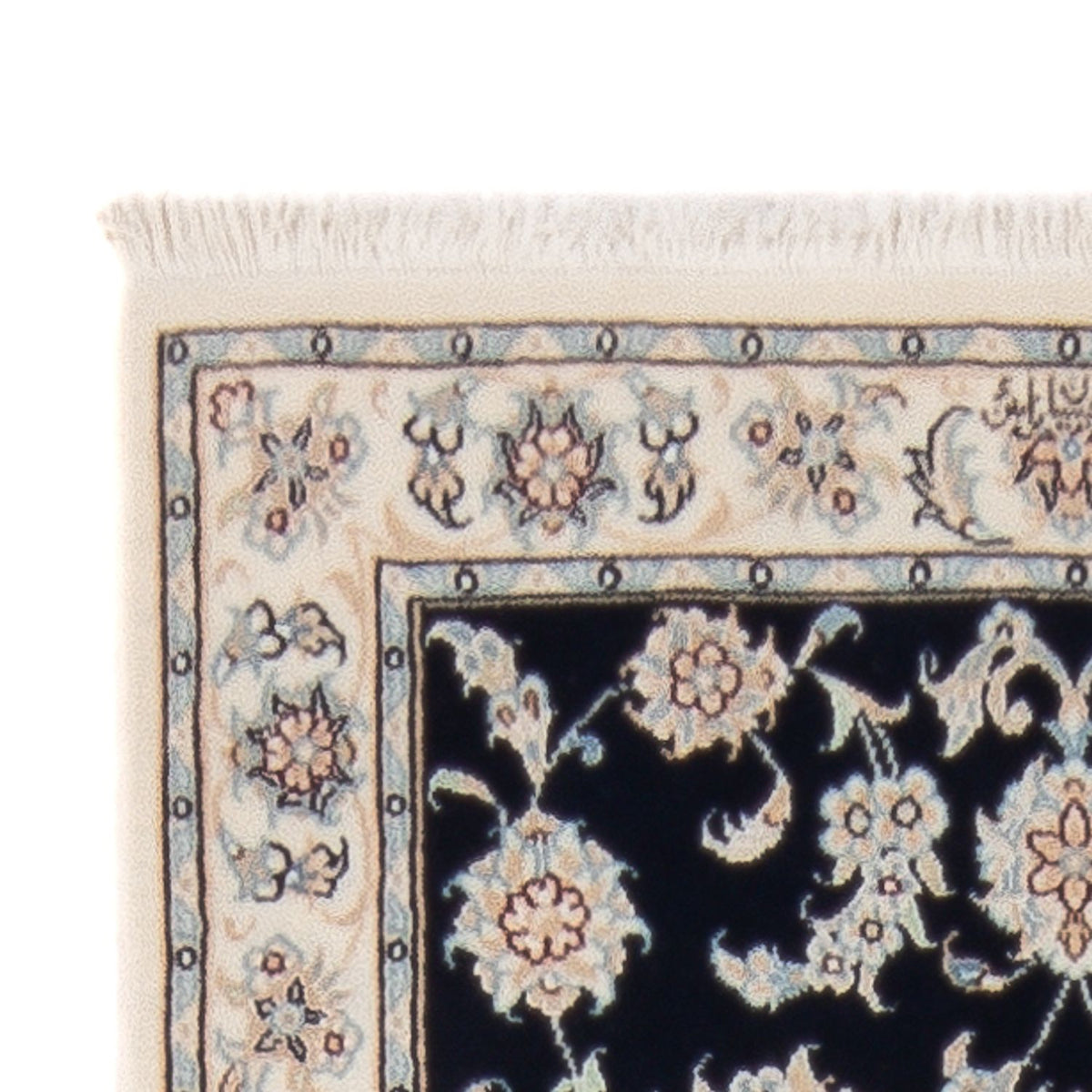 Loper Perzisch tapijt - Nain - Premium - 250 x 81 cm - donkerblauw