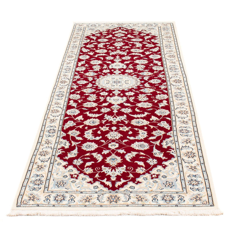 Loper Perzisch tapijt - Nain - Premium - 248 x 80 cm - rood