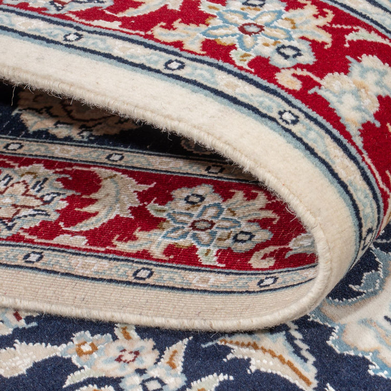 Loper Perzisch tapijt - Nain - Premium - 250 x 80 cm - donkerblauw