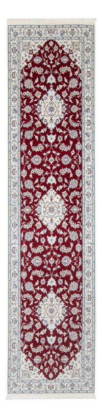 Loper Perzisch tapijt - Nain - Premium - 298 x 80 cm - rood