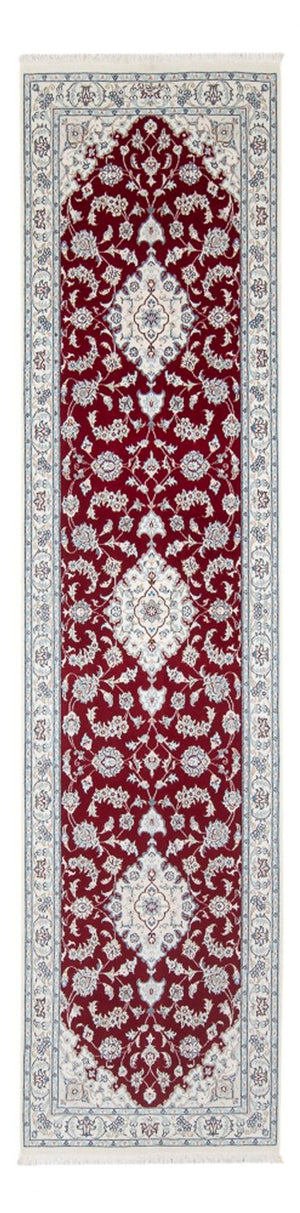 Loper Perzisch tapijt - Nain - Premium - 298 x 80 cm - rood