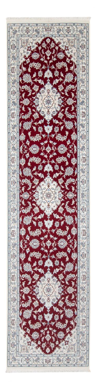 Loper Perzisch tapijt - Nain - Premium - 298 x 80 cm - rood