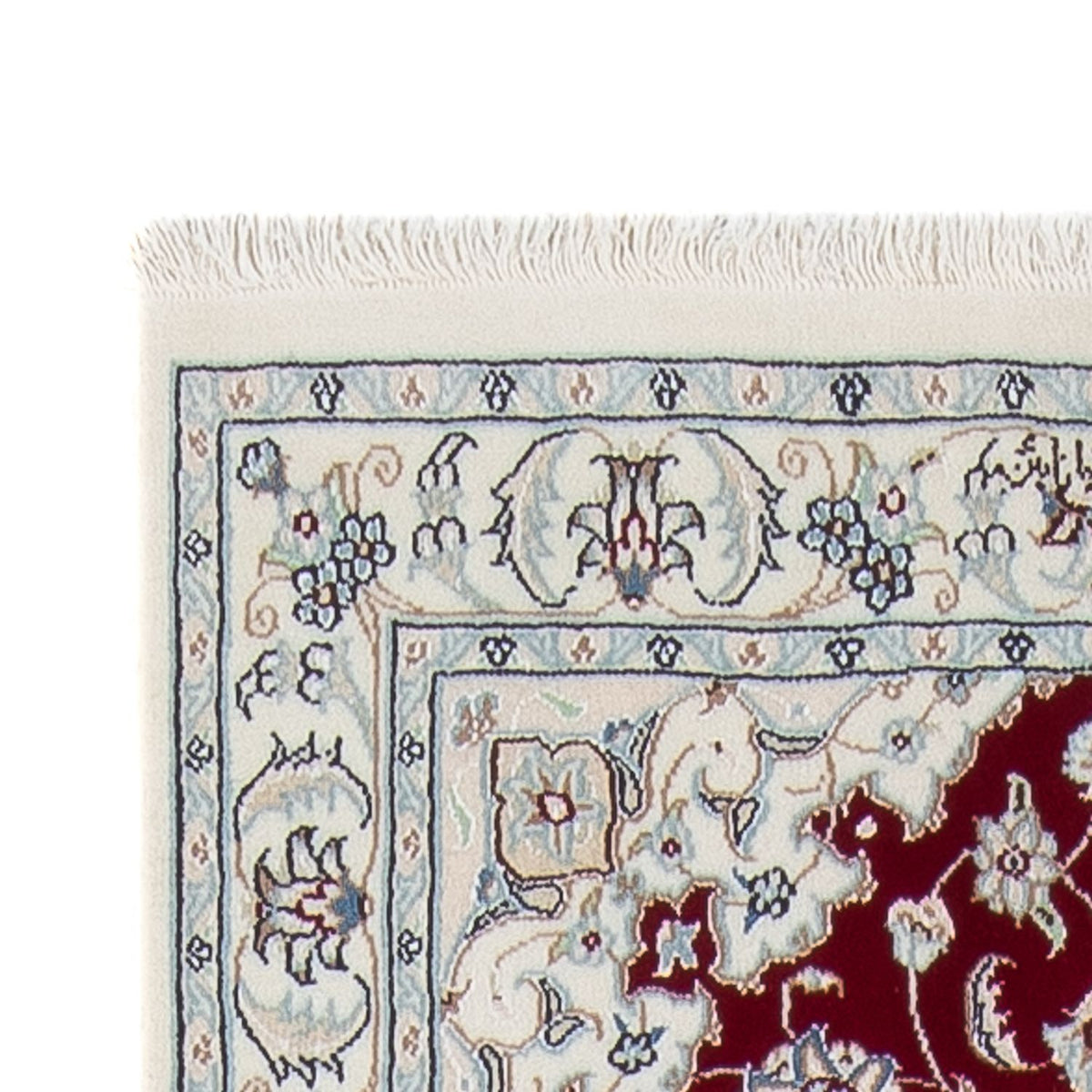 Loper Perzisch tapijt - Nain - Premium - 298 x 80 cm - rood