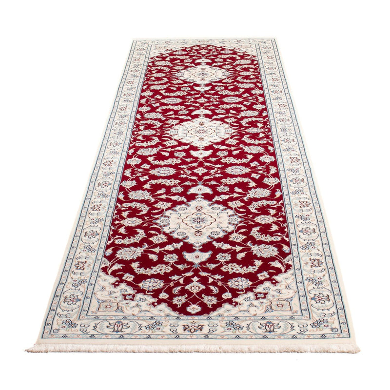 Loper Perzisch tapijt - Nain - Premium - 298 x 80 cm - rood