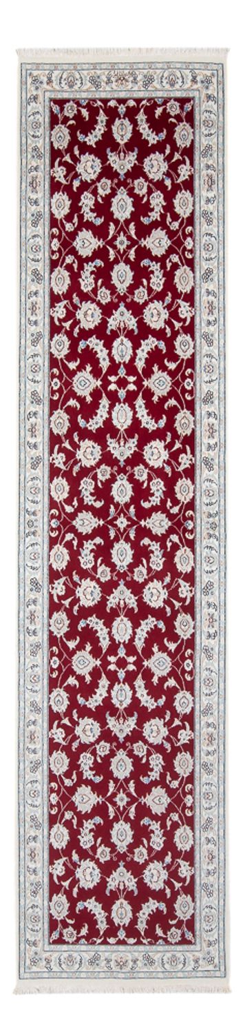 Loper Perzisch tapijt - Nain - Premium - 292 x 80 cm - rood