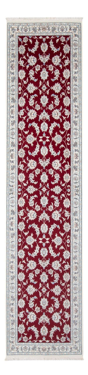 Loper Perzisch tapijt - Nain - Premium - 292 x 80 cm - rood
