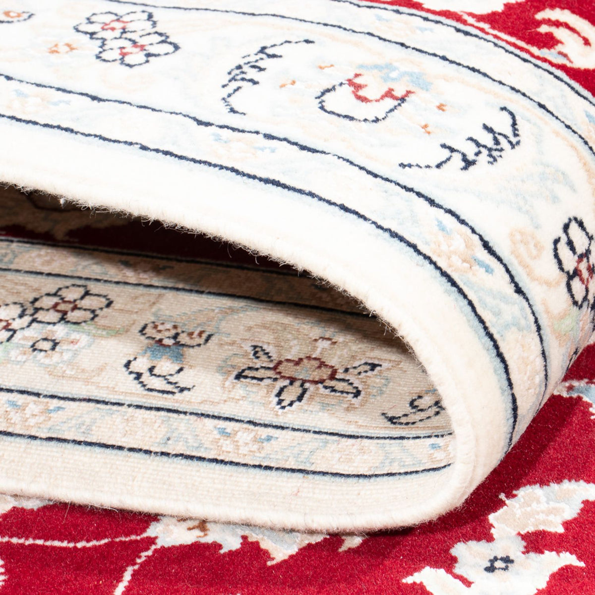 Loper Perzisch tapijt - Nain - Premium - 292 x 80 cm - rood