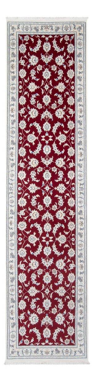 Loper Perzisch tapijt - Nain - Premium - 300 x 81 cm - rood