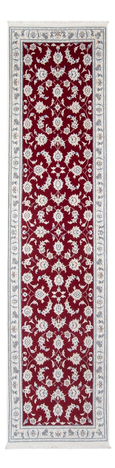 Loper Perzisch tapijt - Nain - Premium - 300 x 81 cm - rood